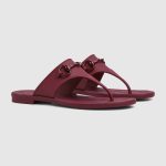 Gucci Women’s thong sandal with Horsebit - Image 5